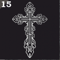 Гравировка креста ГК15